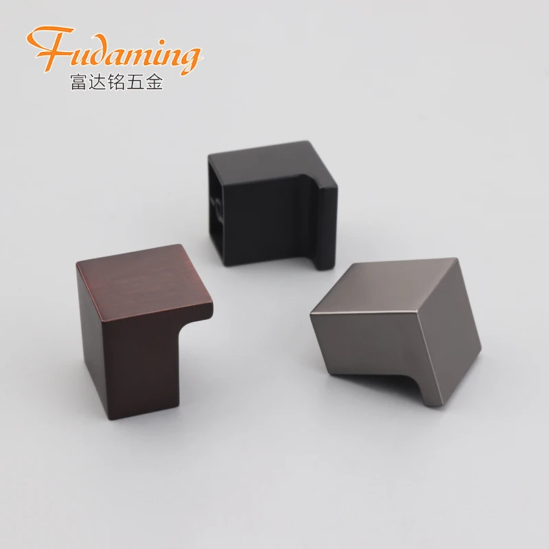 
FUDAMING modern simple new single hole small zinc alloy handle for wardrobe cabinet closet door 8006 