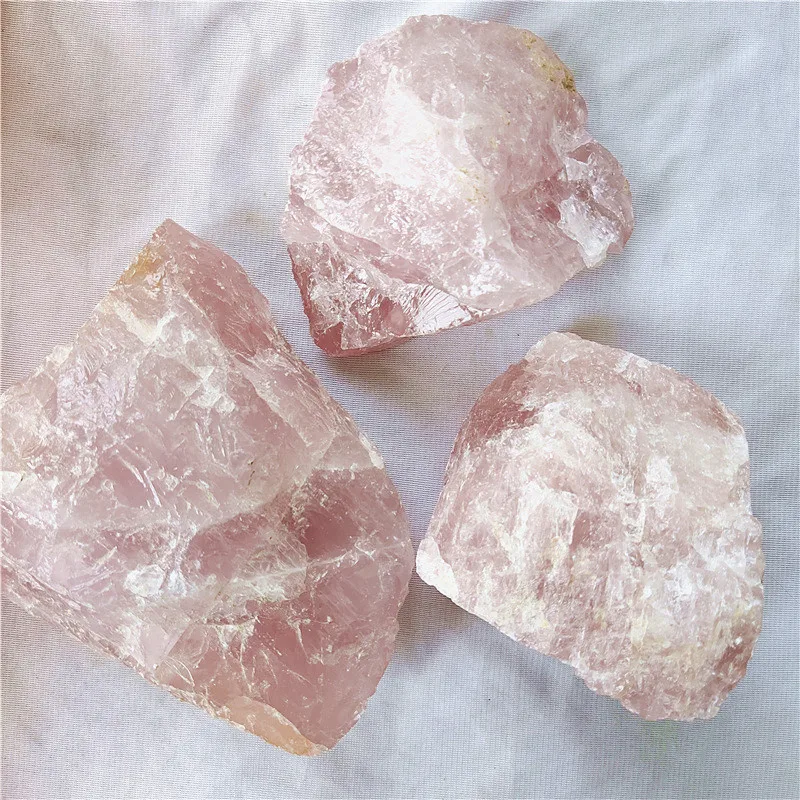 Wholesale Natural Rock Crystal Large Raw Rough Rose Quartz Rock  Crystal rose