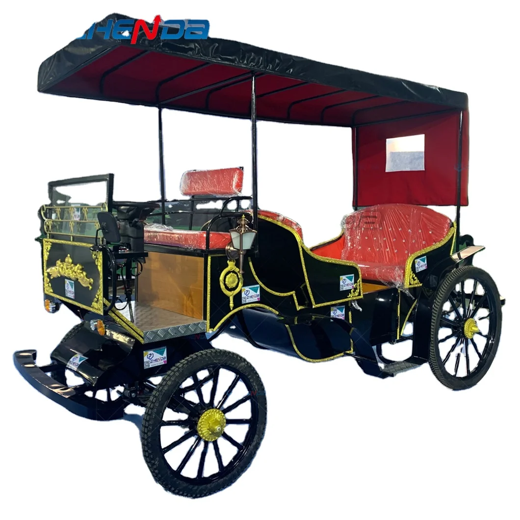 Special Transportation Customized Wedding Horse-drawn Carriage Elegant Exquisite / High-quality Sightseeing Horse