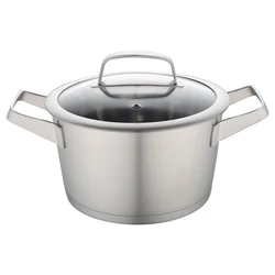 Europe hot sell straight shape cookware set stainless steel handle