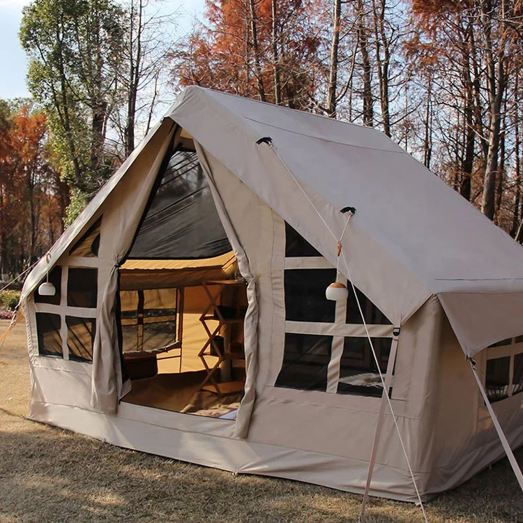 3-4 человека надувная палатка Открытый Кемпинг с Skylight