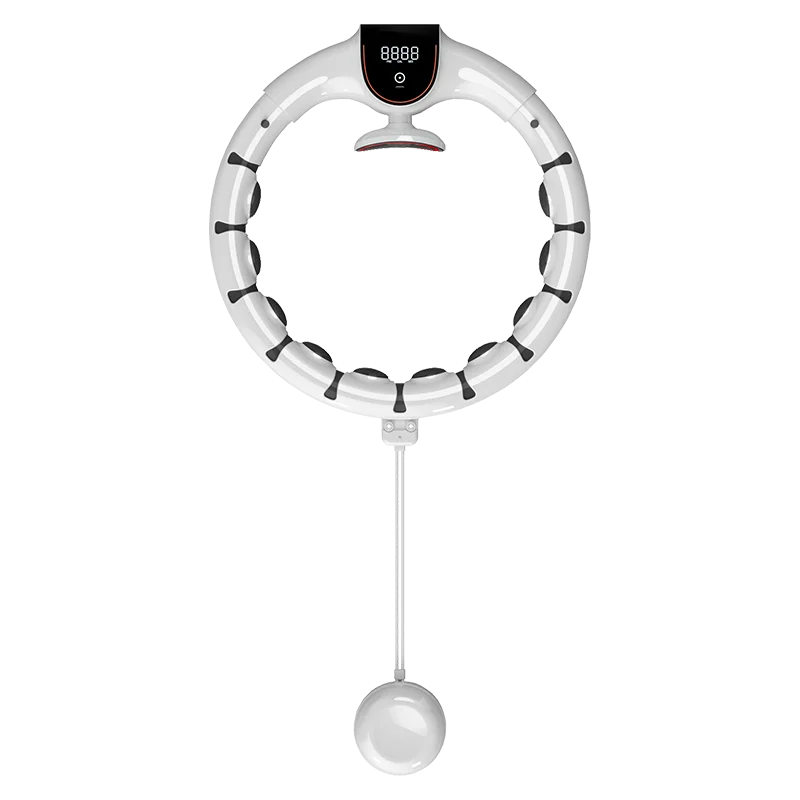 Adjustable detachable weighted smart digital counter hula ring fitness intelligent hoola ring hoops for adults weight loss