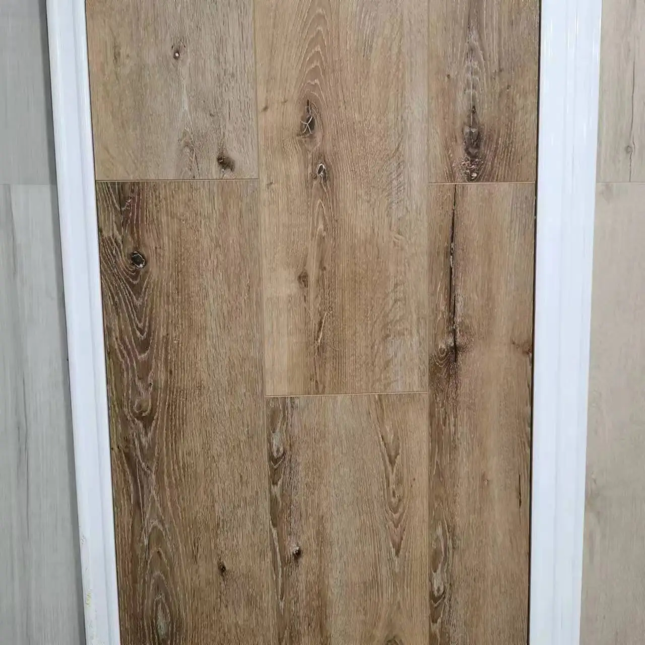 Oak Wood Design Luxury PVC Stone Plastic SPC Vinyl Floors Tiles 4mm 5mm Herringbone SPC Flooring