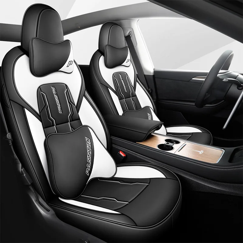 Seat Cover Car Interior Accessories High Quality Fashion Design Leather Car Seat Cover Well Fit For Tesla Model Y