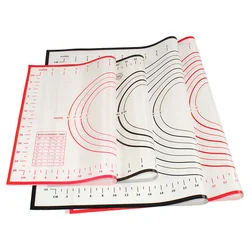 Non Slip Silicon Dough Rolling Mat Silicone Baking Pastry Mat with Measurement