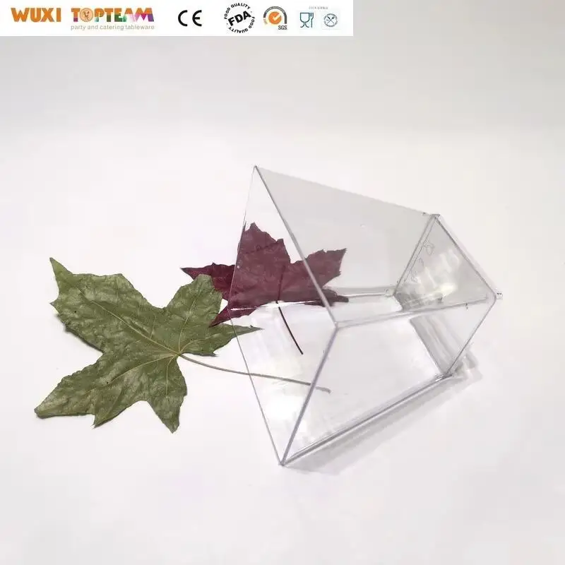 7oz Biodegradable Dessert Cups Clear Mini Pudding Cup Plastic Dessert Cup with Lid