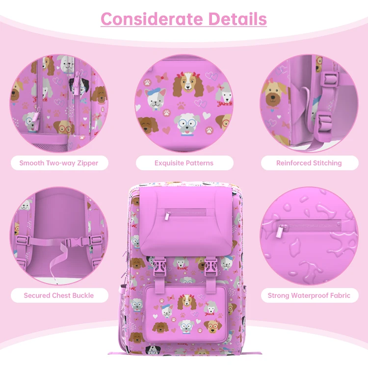 Children Students Large Capacity Good Quality School Backpacks Kit Mochila Escolar Infantil For Girl