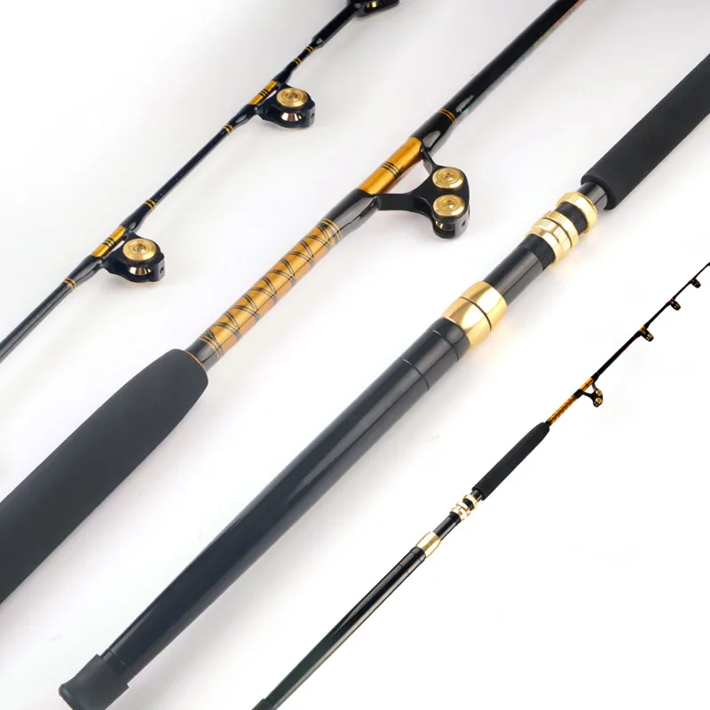 CWGR010-2 Fishing Rod Saltwater Offshore Trolling Rod Big Game Roller Rod Boat Fishing Pole