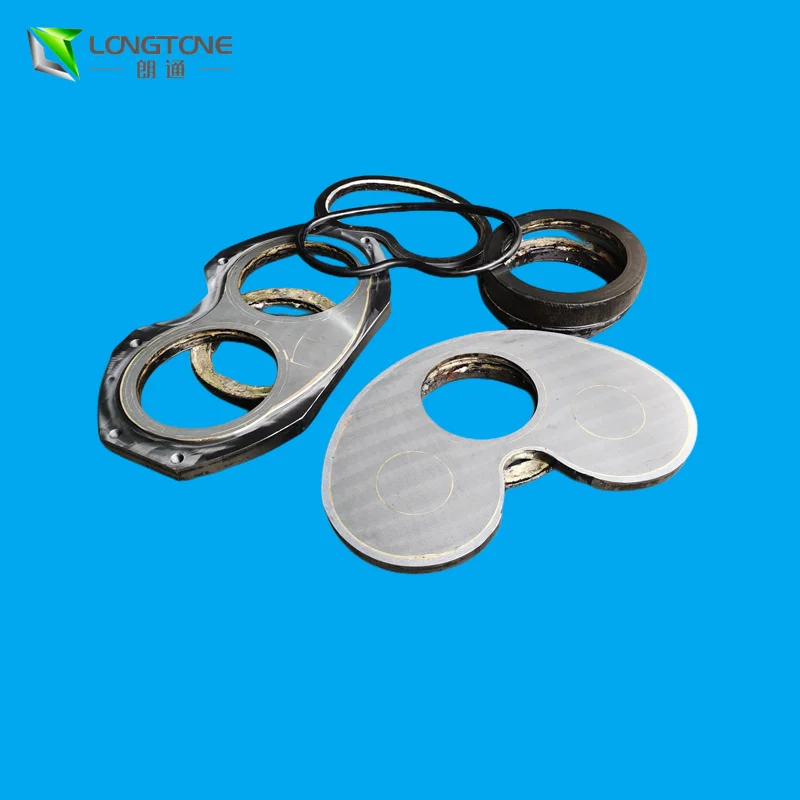 concrete spare pump parts cifa/sermac carbide spectacle wear plate and cutting ring