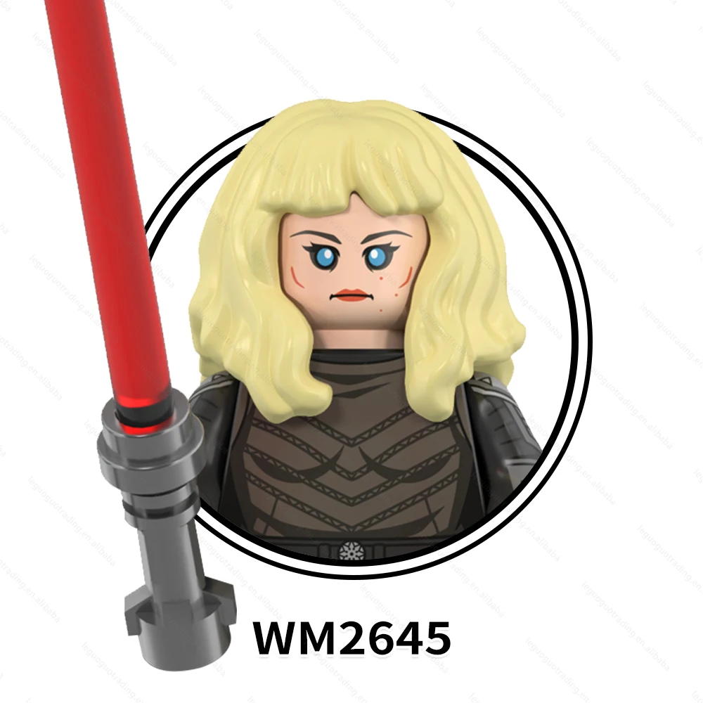 Space War Mini Toys Ahsoka Leia Han Solo Luke Clone Trooper Building Blocks Juguetes for Kids