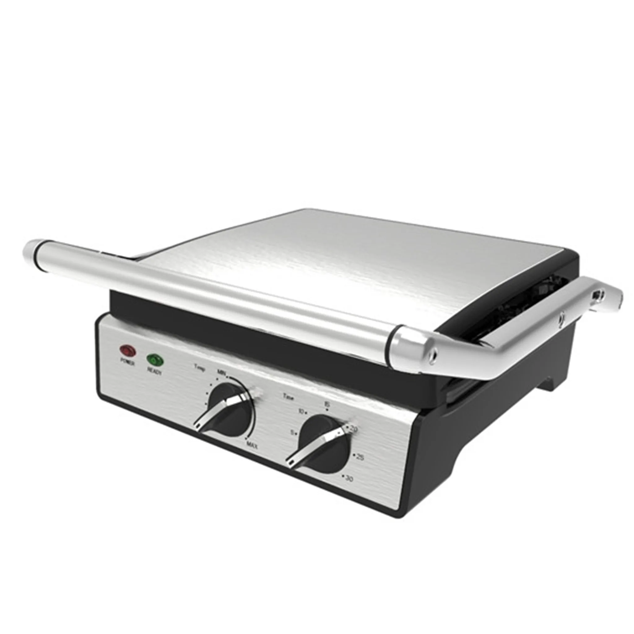 Mini foldable commercial household press grill desktop electric healthy grill teppanyaki sandwich grill