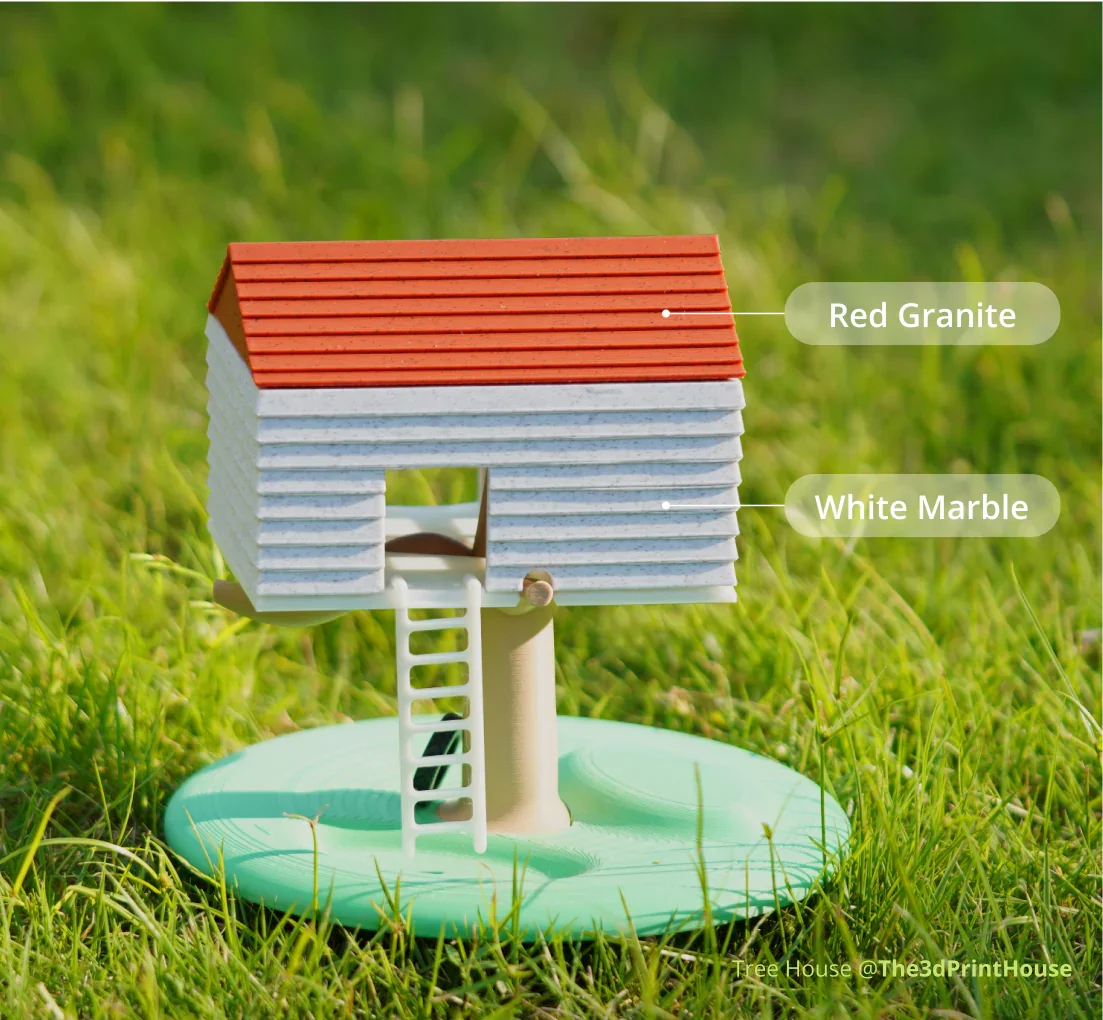 PLA Marble Is A Professional 3D Printed Silk That Mimics The Vivid Stone-Like Texture Of Natural Stone Appearance