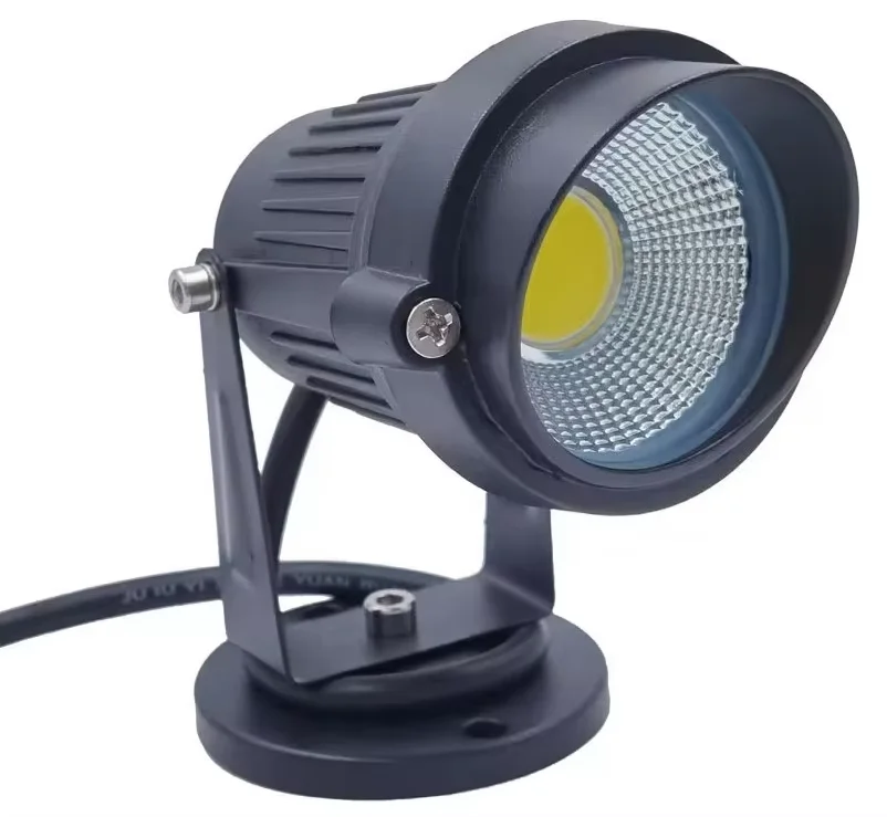 Waterproof spotlights outdoor garden park  spotlight screen wall pillar lights lawn COB lighting trees
