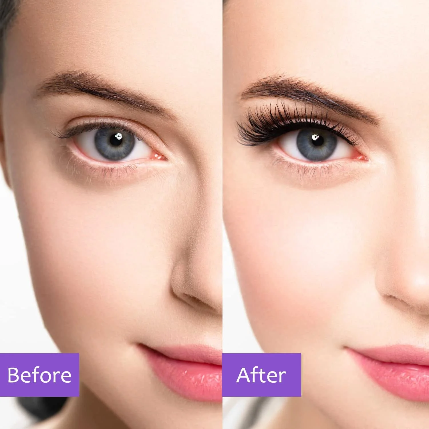 AILAISHI Wholesale 3D Magnetic False Eyelashes 5 Magnet Faux Mink Magnetic Eyelashes With Eyeliner Private Label  OEM