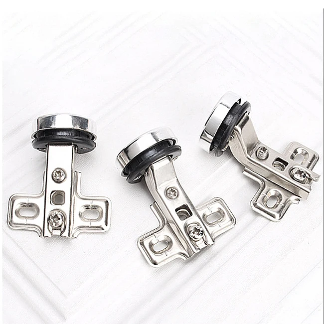 American short arm hinge cabinet door damping buffer hydraulic narrow side plate stainless steel hinge