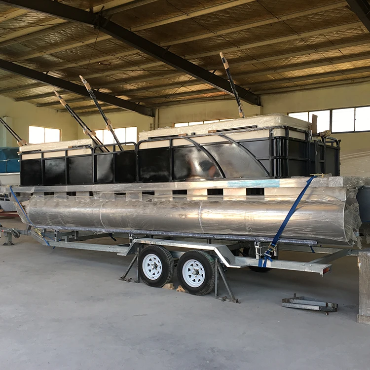 Лучшая алюминиевая двухэтажная понтонная лодка YAMANE YACHT распродажа