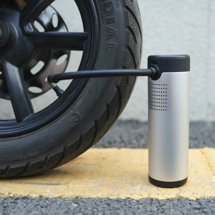 Upgrade 5200 mAh Air Pump Tire Inflator Portable Air Compressor for Car 150 PSI Electric Tire Inflation Cordless Tire Pump