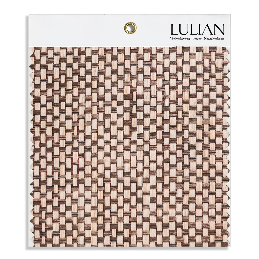 Lulian High Quality And Precision Embossing Bamboo Commercial Wallcovering Italy
