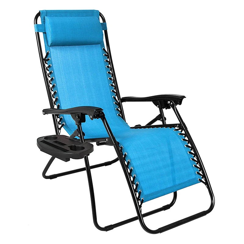 Outdoor Beach Swimming Pool Folding Lounge Chair Sunbed Customized Portable Folding Chairs Zero Gravity Chair