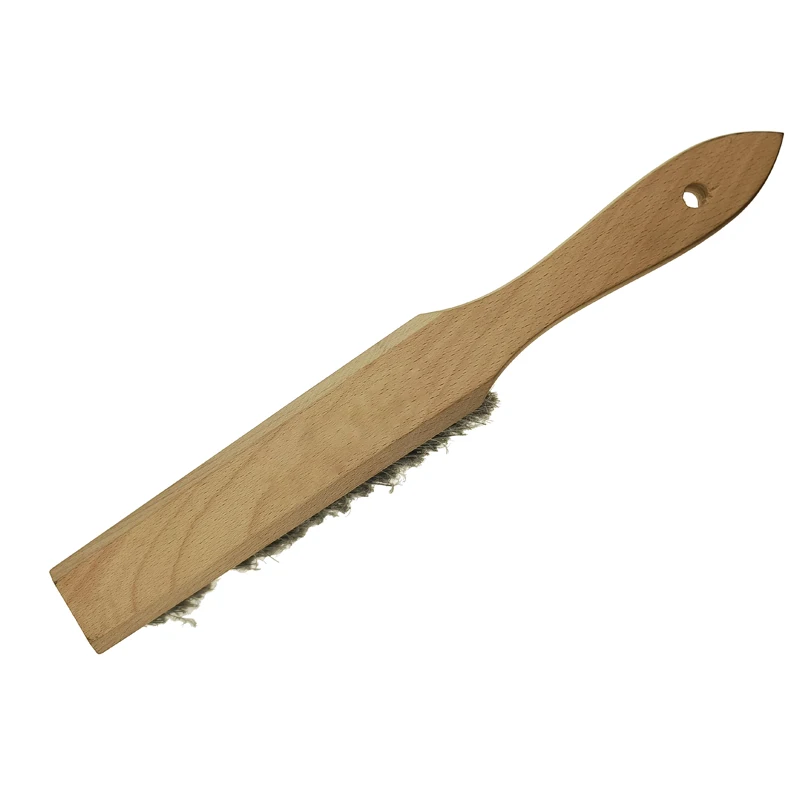 Environmental protection PP wire cleaning brushes with long beech handle for window household Bed Sofa Furniture Clothes Car