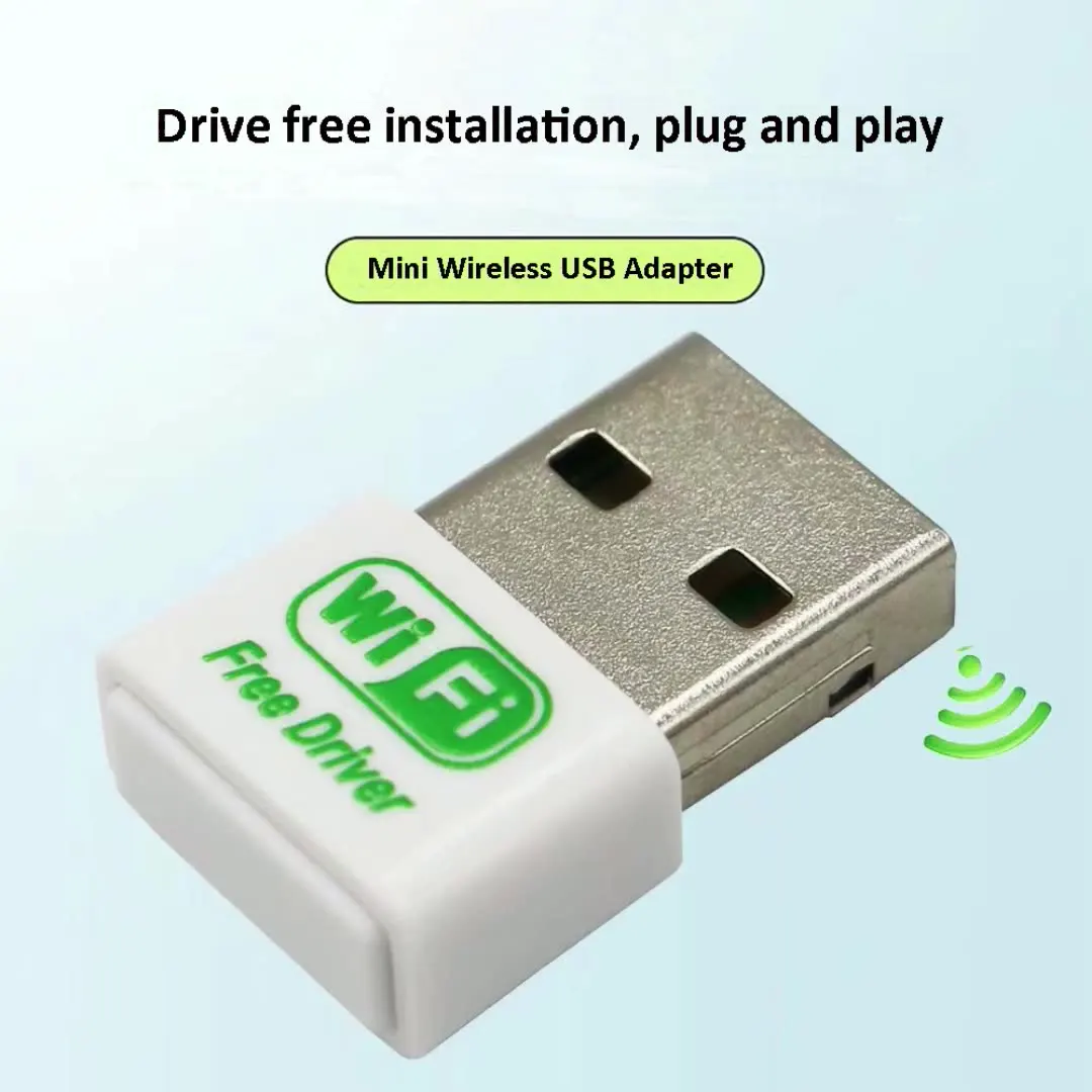 Free Driver Plug and Play MTK7601 2.4GHz USB Wireless Wifi Dongle 150Mbps USB2.0 WiFi Adapter for Laptop Computer PC