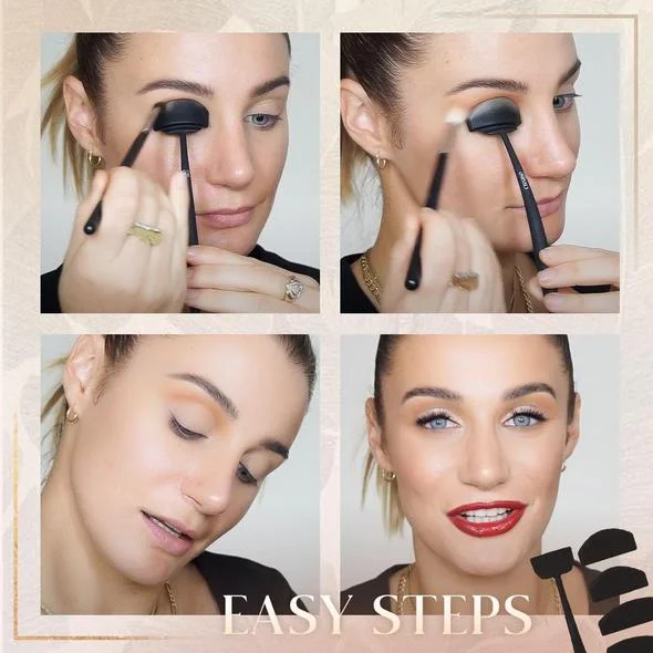 ARTMISS Eye Shadow Applicator Silicone Eyeshadow Stamp Crease Tools for Women Girls Eyes Makeup