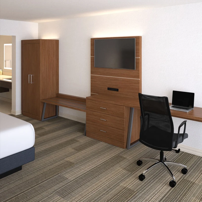 America wall mount hotel headboard with nightstand wood design supplier king size bedroom furniture contemporary