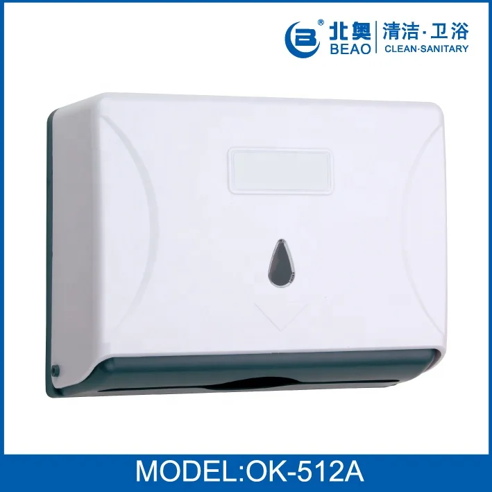 BEAO OK-512A New Wholesale Bathroom Plastic Hand Paper Dispenser Jumbo roll paper dispenser for hotel