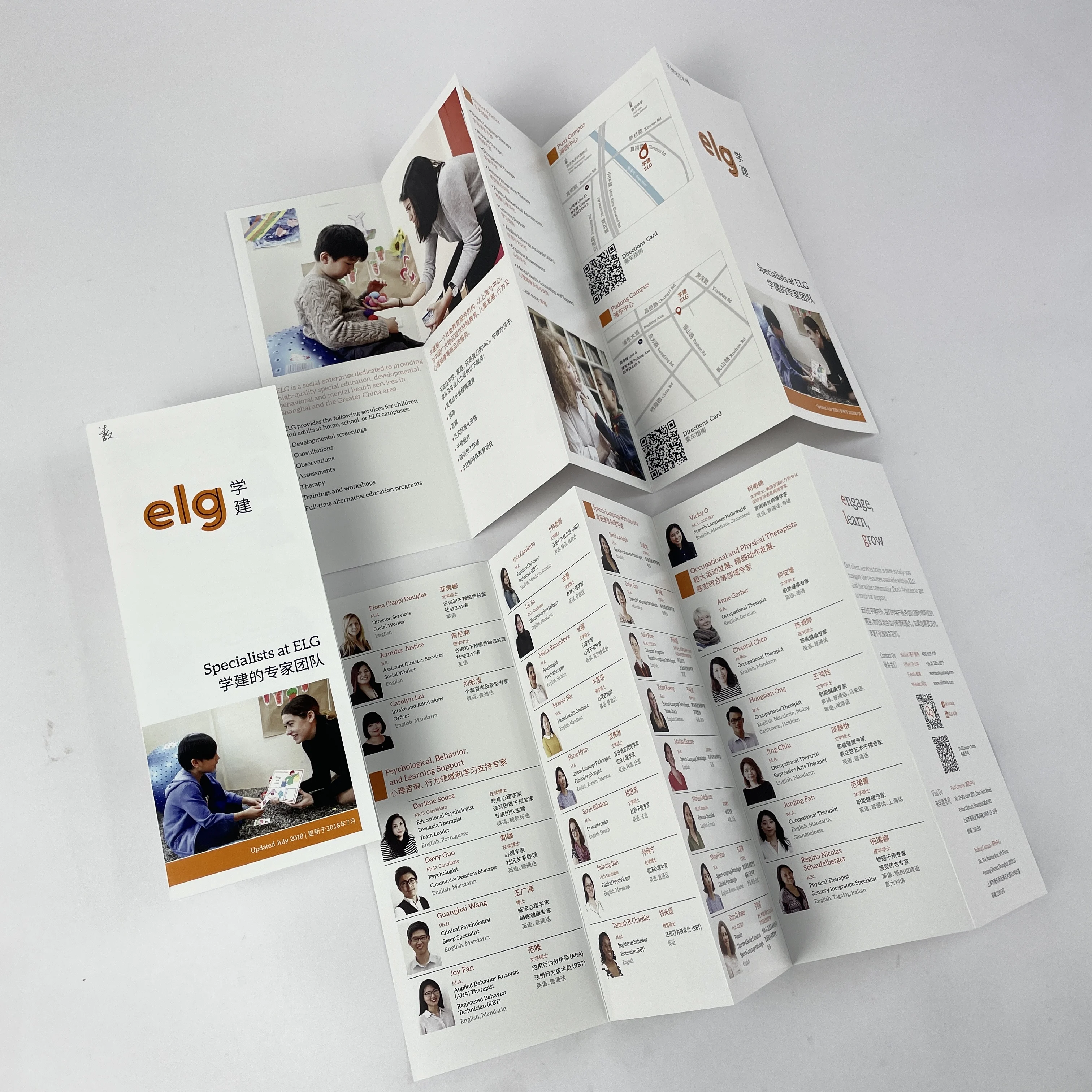 Custom Tri-Fold Company Brochure High-Quality Printing for Corporate and Institutional Promotion Digital Printing