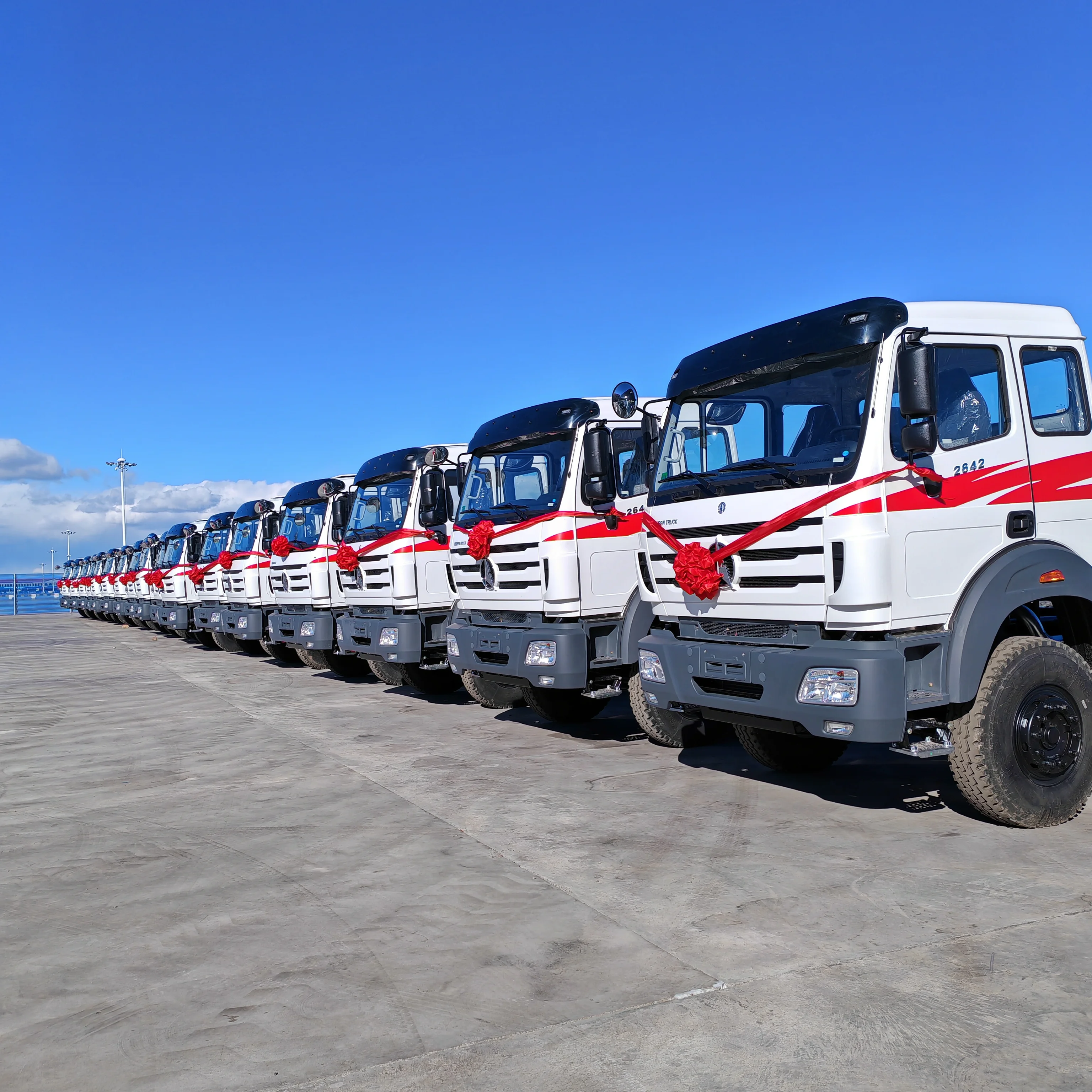 Best price Brand New Second Hand LHD RHD 2642 BEIBEN Tractor Head 4x2 6x4 High Quality Tractor Truck Trailer For Sale