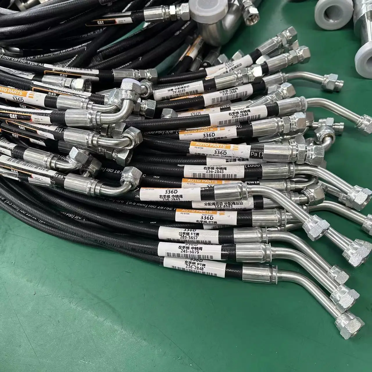 Good C quality AT360-7 hydraulic rubber hoses for whole excavator