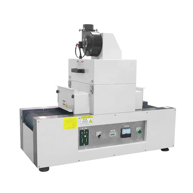 UV curing machine uv ultraviolet drying curing machine uv varnish 200-2 electronic speed control transmission machine