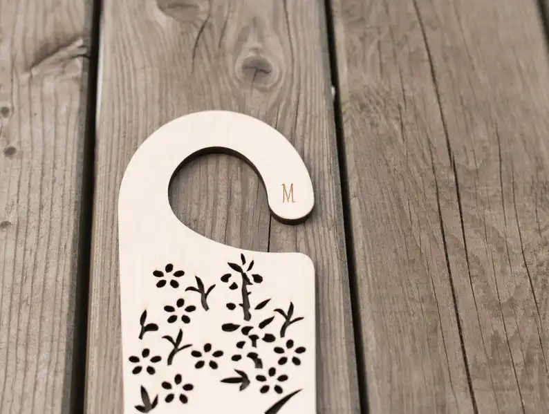 Lasercut wooden Knitting sokken Tool chaussette blocker met logo