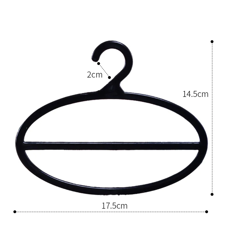 Circle Shape Plastic Scarf Hanger Closet Accessory Scarf Holder Plastic Towel hijab Shawl Ring Display Scarf Hangers