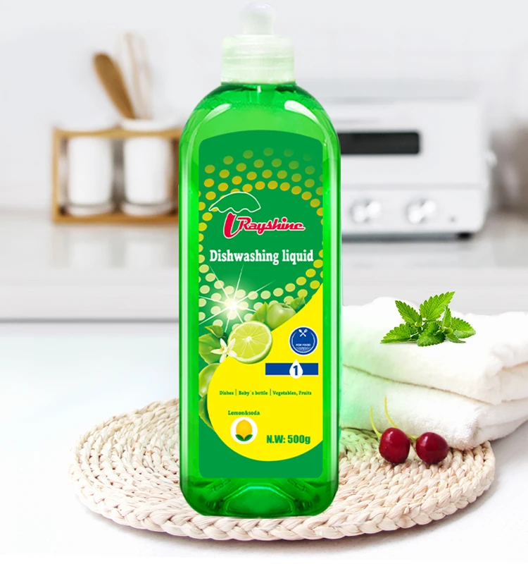 Eco-friendly home Soda Lemon fragrance Liquid detergent for Dishing washer 500 G