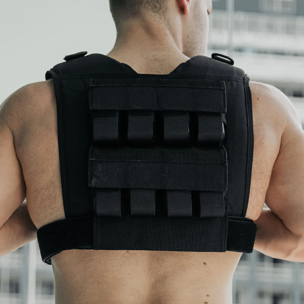 Wholesale Strength Training Adjustable Weighted Vest Home Gym Fitness Accessories Tactical Training Weight Vest 8-30KG