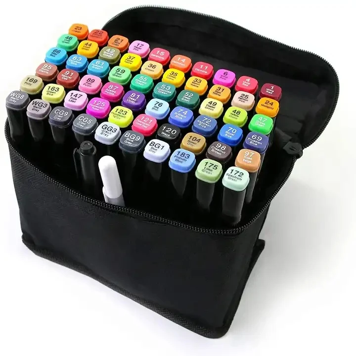 Высокое качество 24/30/40/48/60/80/168/204/262 цветов маркер Перманентный Маркер