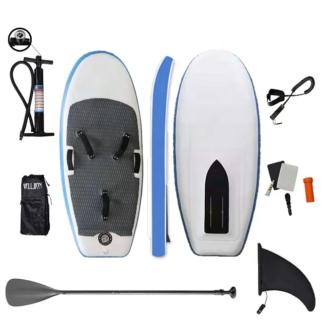 2021 New Design wholesale surfing sup boards isup inflatable wing foil board hydrofoil wing foil board