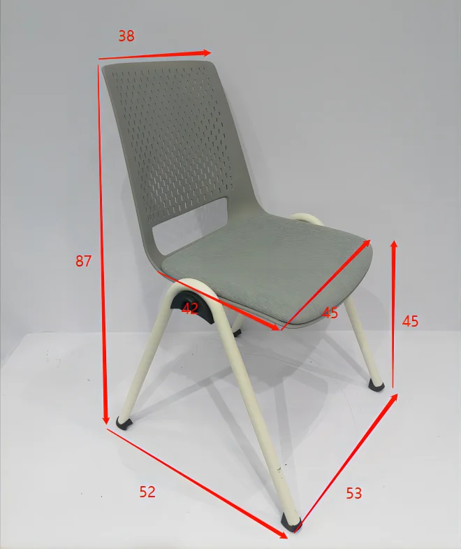 Simple And Comfortable Ergonomic High-density Sponge Anti-skid Foot Plug Training Chair In Conference Room