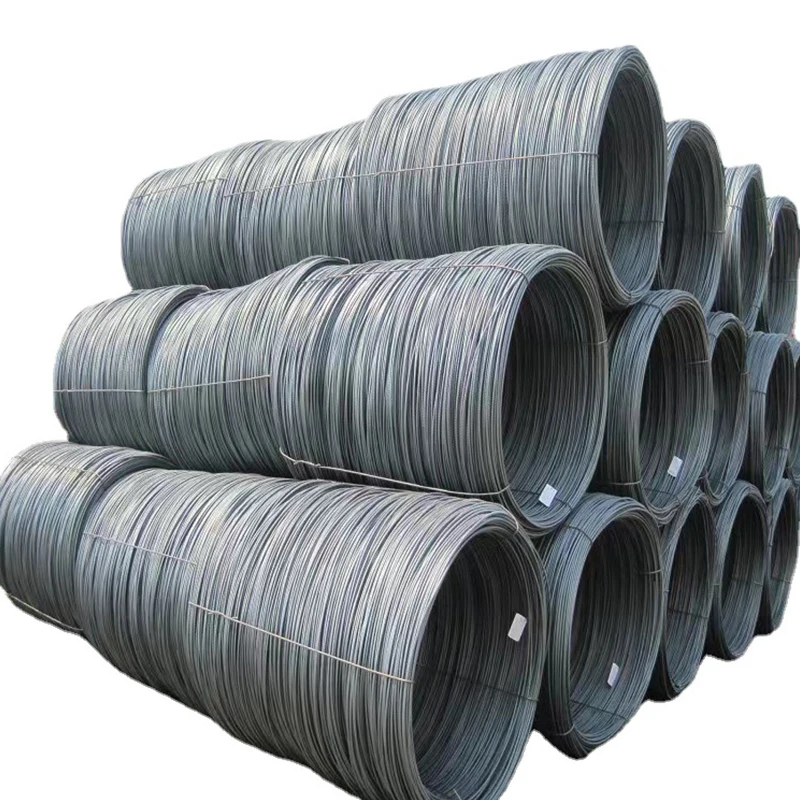 Factory price hot rolled steel wire rod in coils rebar hrb500 6mm 8mm 18-32mm for road construction