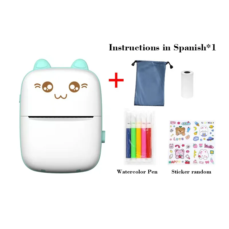 Snbo Tik tok Hot Portable Thermal Printer Mini Print Paper Photo Pocket BT Thermal Printer 58mm Memo Portable Label Printer