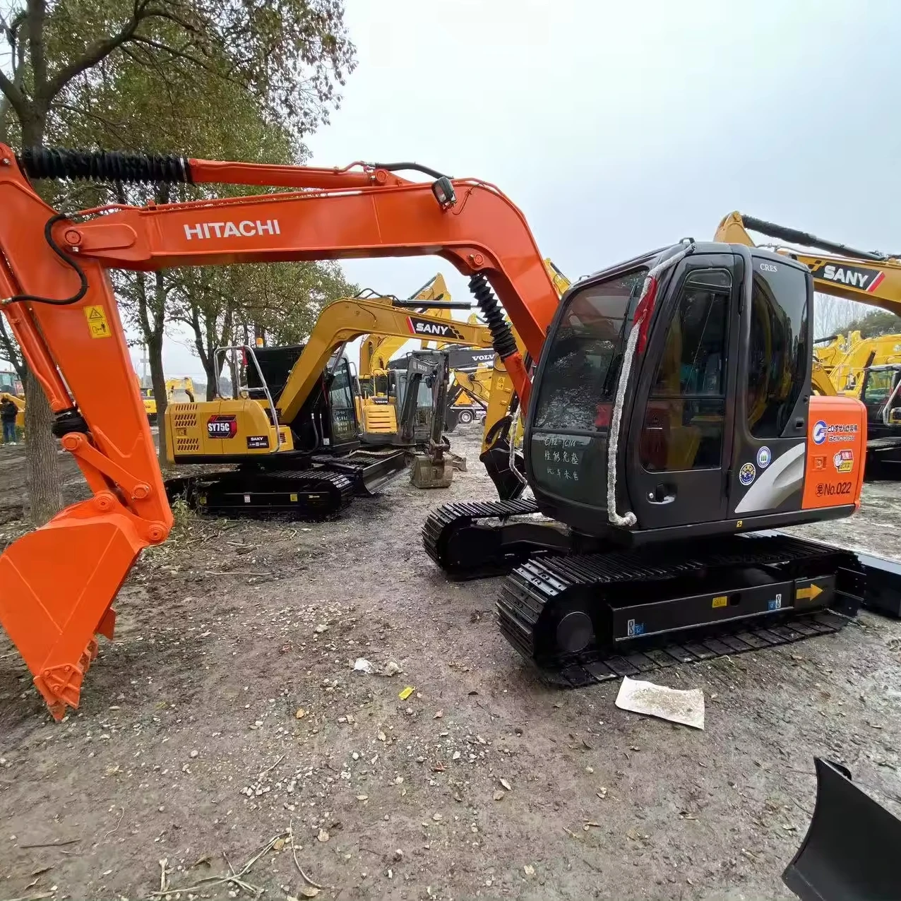 used mini excavator Hitachi ZX70 7ton second hand digger trators machine Japan original used hitachizx70 used excavator for sale