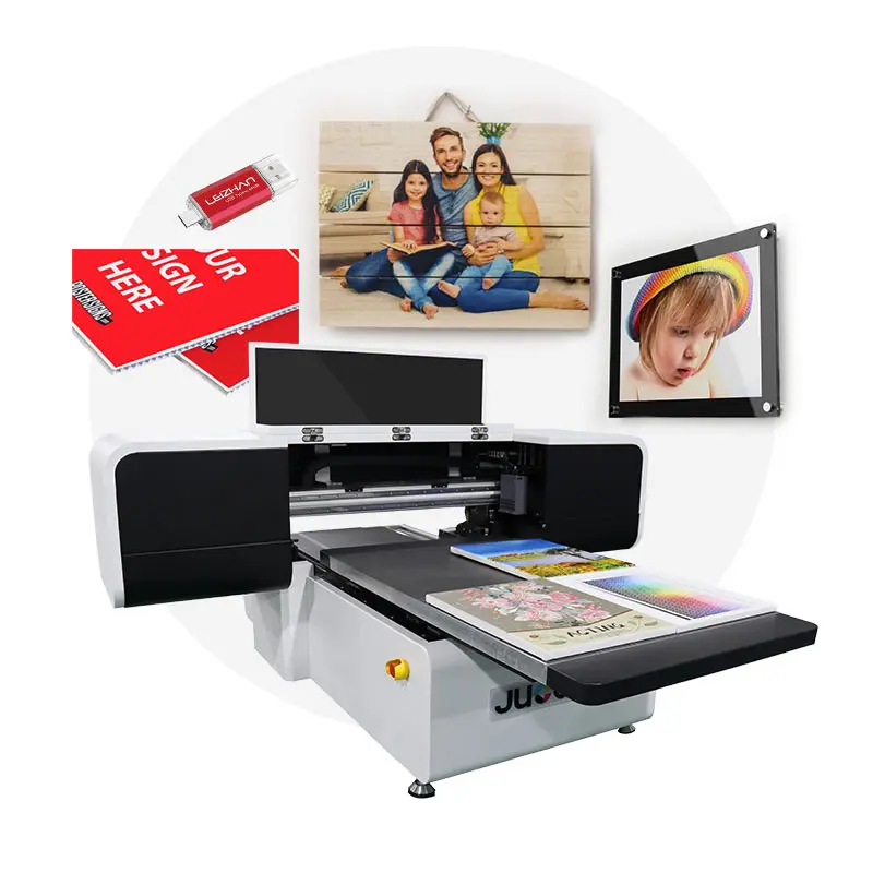 Jucolor New Model Wide Color Range Photographic Print Level UV Flatbed Printer 6090