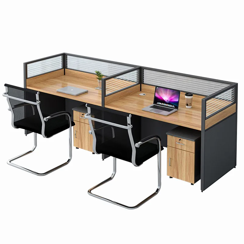 Modular office partition call center 2 4 6 person office desk modern office cubicle workstation