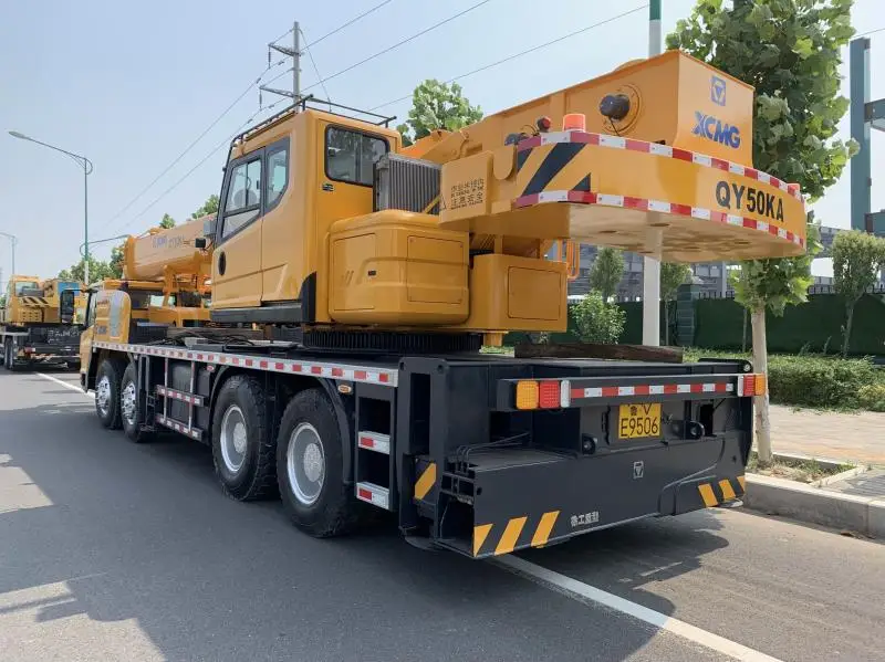  Используемый кран QY50KA 50ton мобильный автокран подъемный для