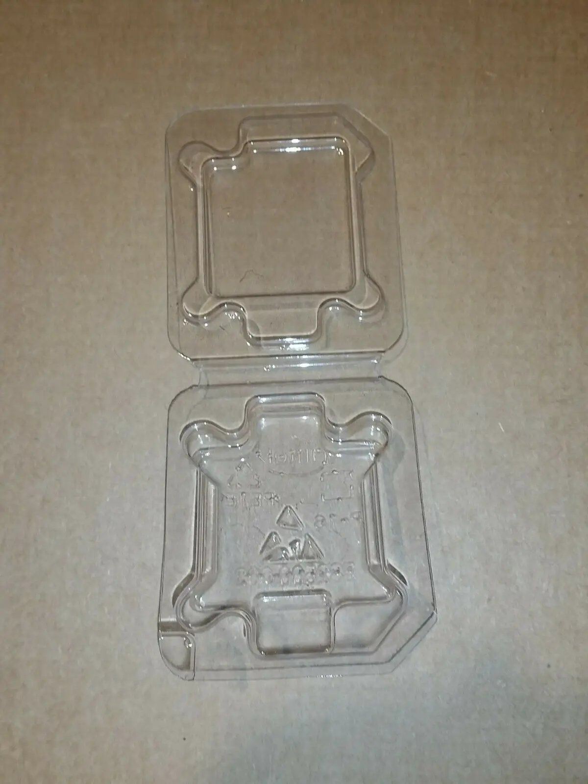 Custom Clear  Plastic Hanger Clamshell Double Blister Packaging Box