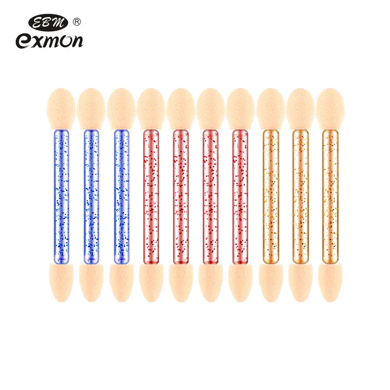 
Plastic latex sponge double-headed eye shadow applicator disposable eye shadow applicator 