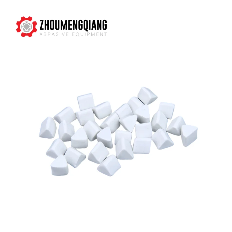 Oval Ceramic Abrasive Chewing Gum Shaped Grinding Stone Ball Shape Bead Polishing Abrasive