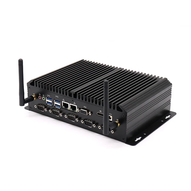 Fanless 10th generation mini pc i7 10510U barebone system industrial PC