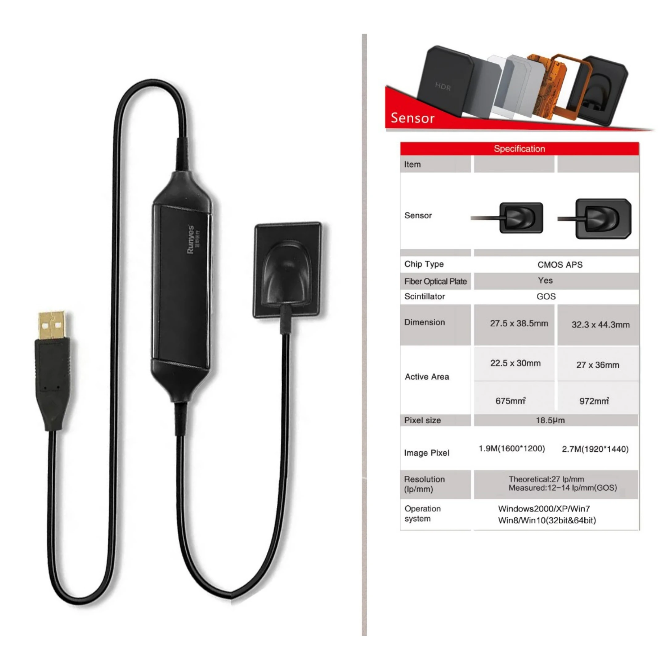 Runyes 70KV Tube Runyes Portable Dental X Ray Machine Unit With Digital Rvg Xray Sensor Imaging System